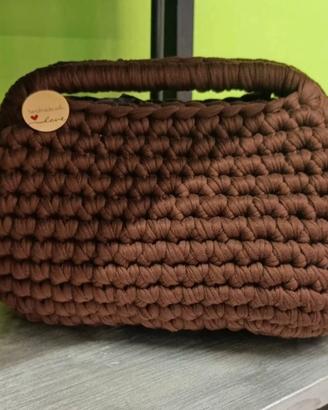 Borse a uncinetto artigianali con clutch