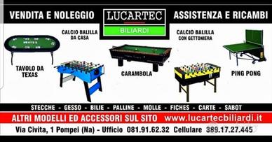 biliardo carambola ping pong calciobalilla 