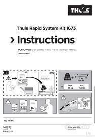 Thule Rapid System Kit 1673