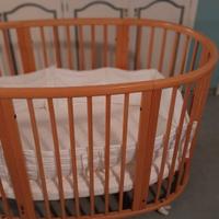 Culla Lettino Stokke Sleepi+materasso e paracolpi