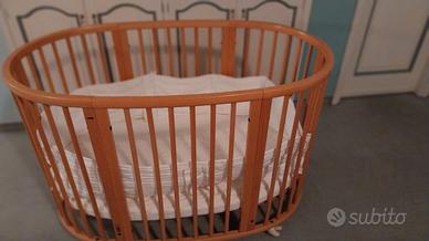 Culla Lettino Stokke Sleepi+materasso e paracolpi