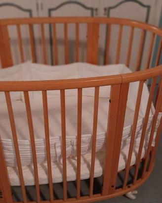 Culla Lettino Stokke Sleepi+materasso e paracolpi