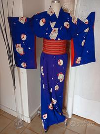 kimono giapponese antico in seta 