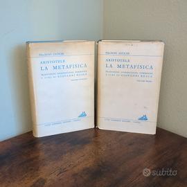 Aristotele, La Metafisica, G. Reale, 2 volumi 1968