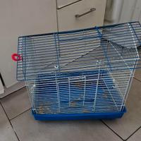 Gabbia criceti con ruota e casseta
