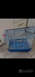 Gabbia criceti con ruota e casseta