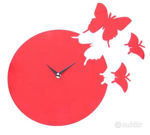 Orologio componibile da parete con farfalle x bimb