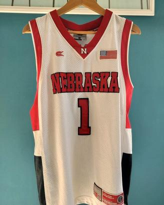 Nebraska Huskers Canotta Basket Jersey College S