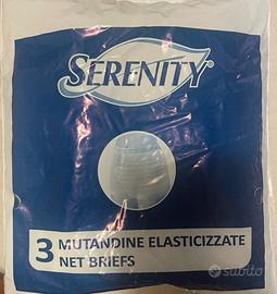 Mutandine elasticizzate  a rete per pannoloni