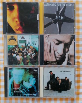 Lotto 6 CD - Oasis-R.E.M.-Cranberries etc