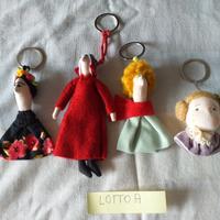 Portachiavi lotto a stile tilda