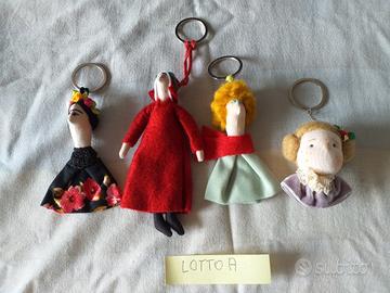 Portachiavi lotto a stile tilda