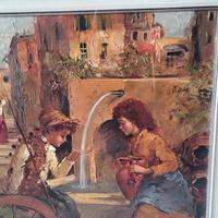 Nino Salvadori olio su tela 