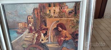 Nino Salvadori olio su tela 