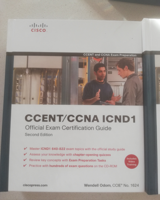 Libri Cisco ccna 2 volumi per certificazione