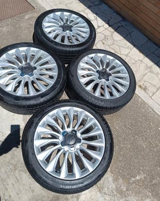 ruote fiat 500x 225 45  18
