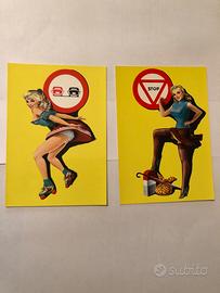 Lotto 6 cartoline pin up Disney