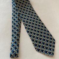 Cravatta in seta Enrico Coveri Vintage Nos Blu