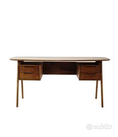 Scrivania vintage in legno di mango