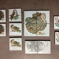 Clever,decori piastrelle a mano"Animali/riquadri"