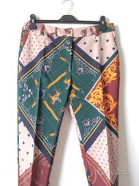 Pantaloni chino superstretch stampati CafèNoir 