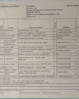 libri prima superiore IT CODIGORO