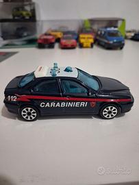 Modellino 1/43 burago alfa romeo 156 carabinieri