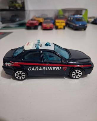 Modellino 1/43 burago alfa romeo 156 carabinieri