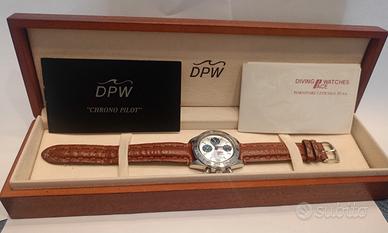 Raro cronografo vintage militare Lemania 5100