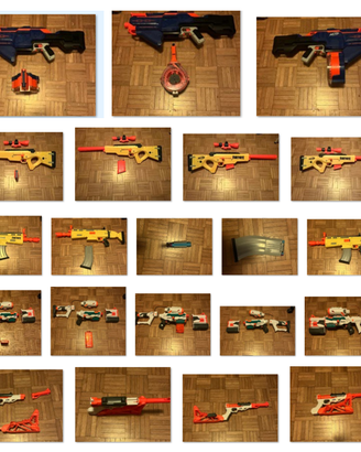 NERF ELETTRICO FORTNITE, INFINUS, MODULUS, BLASTER