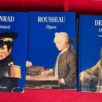 Conrad, Defoe, Rousseau, (3 vol) Sansoni ed