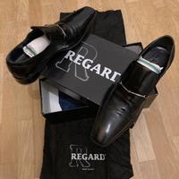 Scarpe uomo eleganti pelle lucida e fibia