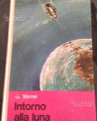 Intorno alla luna Verne Malipiero 1970 cartonato