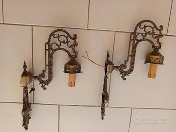 Coppia applique da parete stile classico 