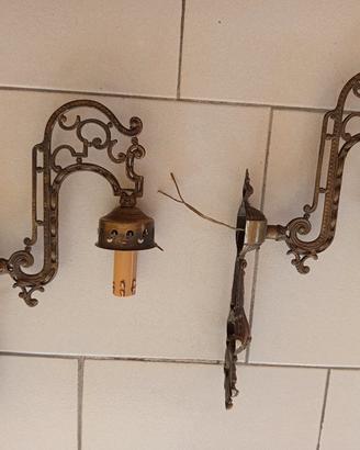 Coppia applique da parete stile classico 