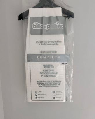 Materasso per carrozzina/trio con cuscino - NUOVO.