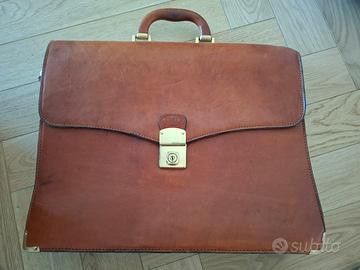 Valigetta ventiquattrore vintage, in pelle