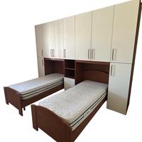 Cameratta doppia con armadio a ponte