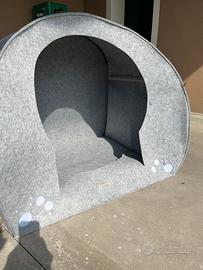 Cuccia per cani in feltro