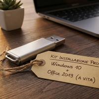 Chiavetta USB: Windows 10 + Office 2019