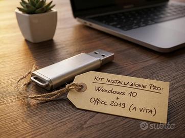 Chiavetta USB: Windows 10 + Office 2019