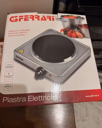 Piastra elettrica per cottura alimenti