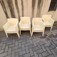 poltroncine Driade Philippe Starck vintage