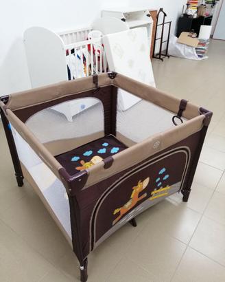 BOX BAMBINI MATERASSO E COPRIMATERASSO