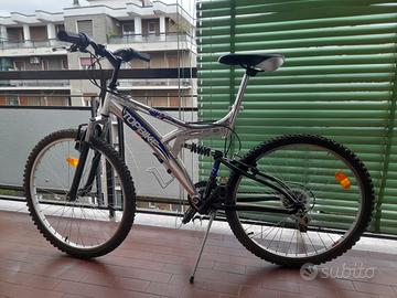 Bicicletta Moutain Bike, Biammortizzata, TOPBIKE