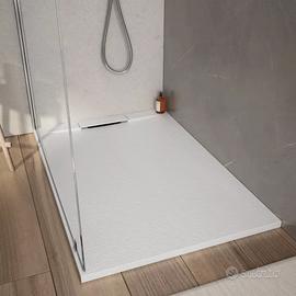 Piatto doccia 120x80cm + piletta di scarico nuovi