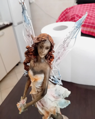 Statuina Fata dei Boschi Fantasy - altezza 34 cm