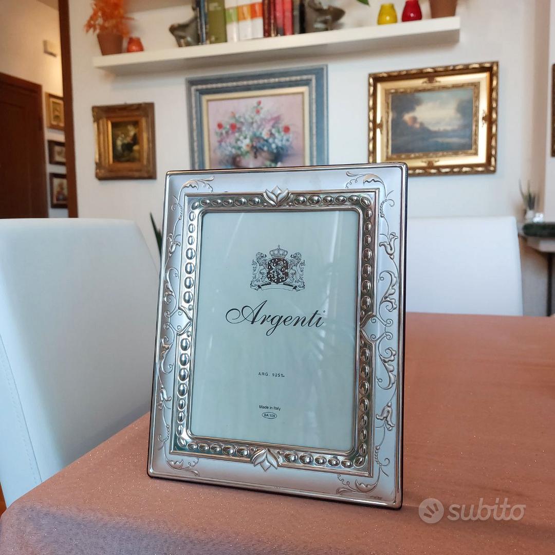 Cornice Portafoto in Argento 925 anni 70 cm 13x18 - Collezionismo In  vendita a Lodi