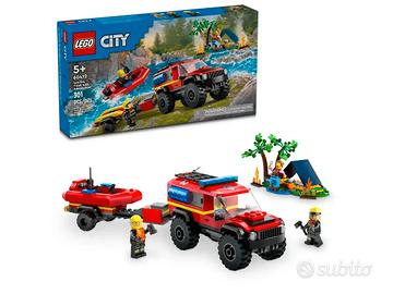 LEGO City 60412 Fuoristrada antincendio e gommone