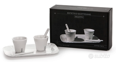 Seletti set coffee for two in porcellana